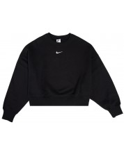 Bluză pentru femei Nike - Phoenix Fleece OOS Crew, neagră