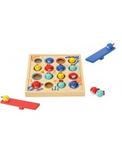Set de joc din lemn Tooky Toy - Pestisori zburatori -1
