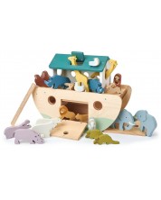 Set de jucării din lemn Tender Leaf Toys - Arca lui Noe cu animale -1