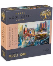 Puzzle din lemn Trefl de 1000 piese - Colaj New York