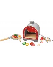 Set din lemn HaPe International - Cuptor de pizza cu accesorii