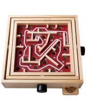 Labirint cu bile din lemn cu 25 de găuri Acool Toy -1