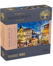 Puzzle din lemn Trefl din 1000 de piese - Aleea Franceza -1