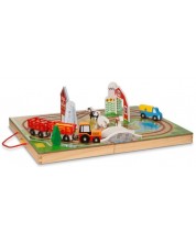 Set de joaca din lemn Melissa & Doug - Cufar, ferma