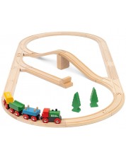 Set de tren din lemn Brio - 65 de ani Brio