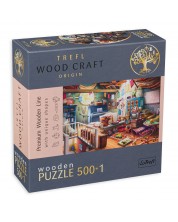 Puzzle din lemn Trefl din 500+1 de piese - Antichități în cameră -1