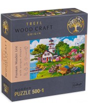 Puzzle din lemn Trefl de 500+1 piese - Paradisul verii