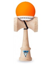 Joc de dexteritate din lemn KROM Kendama - Pop Kendama, portocaliu
