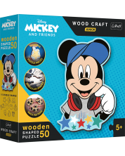 Puzzle din lemn Trefl din 50 de piese - În lumea lui Mickey -1