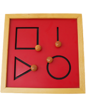 Smart Baby Graphing Graphing Exercise Board - Forme geometrice -1