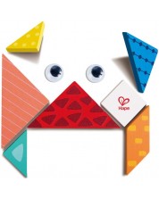 Jucărie din lemn Hape - Tangram mic, 12 piese - imagine 1