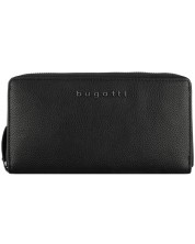 Portofel de dama din piele Bugatti Bella - Long, RFID protecție, negru