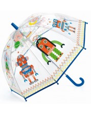 Umbrela pentru copii Djeco - Roboti