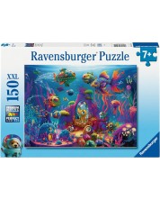 Puzzle pentru copii  Ravensburger din  150 XXL piese - Ocean străin -1