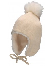 Pălărie de iarnă pentru copii cu pompon Sterntaler - Fetiță, 55 cm, 4-6 ani -1