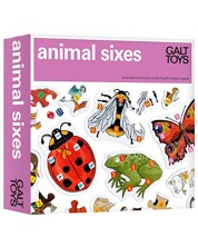 Galt Kids Puzzle Game - Colecționează animalele, 74 piese -1