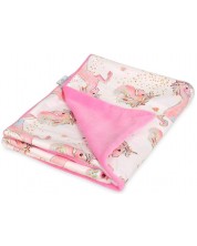 Păturică pentru copii Baby Matex - Vello, 75 x 100 cm, roz