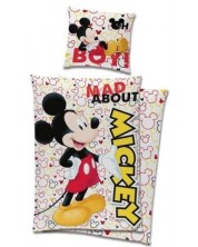 Set lenjerie de pat pentru copii Sonne - Mickey Mouse, 2 piese -1