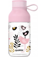 Sticlă de apă pentru copii Quokka Kids - Ice, Birds, 430 ml -1