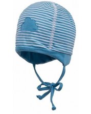 Pălărie de vară pentru copii Maximo - Albastru cu nori, 37 cm -1