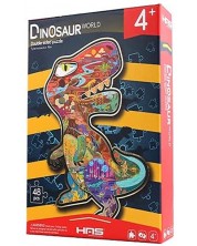 Puzzle dinozaur pentru copii HAS - Tyrannosaurus Rex, 48 de piese -1