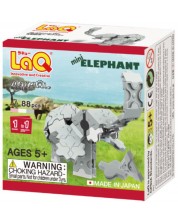 Constructor pentru copii LaQ Animal World - Elefănțel, 88 piese
