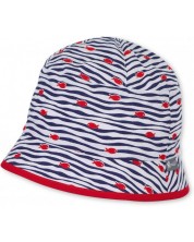 Pălărie de vară pentru copii cu protecție UV 50+ Sterntaler - Cu pești, 55 cm, 4-7 ani -1