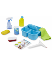 Melissa & Doug Kids Set de curățenie pentru copii, 9 piese -1