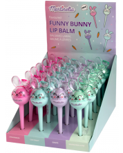 Balsam de buze pentru copii Martinelia - Funny Bunny, iepure, sortiment