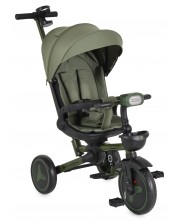 Tricicletă pliabilă pentru copii Byox - FoldiGo, 360°, verde