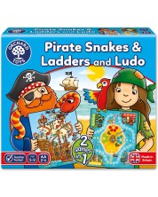 Orchard Toys Joc educativ pentru copii - Pirate Snakes & Ladders and Ludo