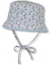 Pălărie de vară pentru copii cu protecție UV 15+ Sterntaler - Cu două fețe, 45 cm, 6-9 luni