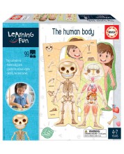 Puzzle pentru copii Educa din 99 de piese - Corp uman -1
