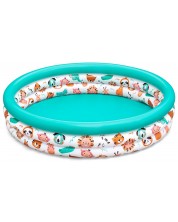 Piscină gonflabilă pentru copii Bestway - Safari/Coral, 122 x 25 cm