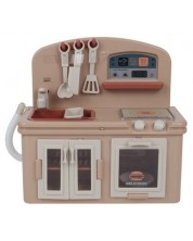 Jucărie pentru copii Tiny Home – Bucătărie cu accesorii, bej