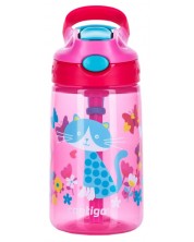 Sticlă de apa pentru copii Contigo Gizmo Flip - Pisică, 420 ml -1