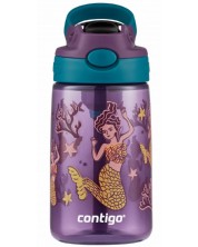 Sticla pentru copii Contigo Cleanable Mermaids - 420 ml, violet