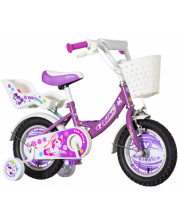 Bicicletă pentru copii Venera Bike - Pony, 12'', mov -1