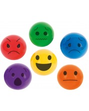Set pentru copii Nowa Szkola - Emotion balls, 15 cm, 6 piese -1