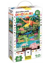 Puzzle pentru copii Banana Panda din 60 piese - Dinozauri