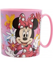 Cană pentru copii pentru cuptor cu microunde Stor Minnie Mouse - Spring Look, 350 ml -1