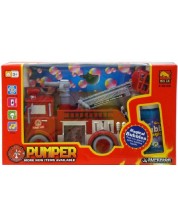 O jucărie de copii Raya Toys -Camion de pompieri cu bule de săpun
