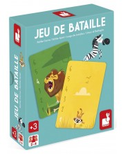 Joc de cărți pentru copii Janod - Bătălia din junglă
