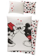 Set lenjerie de pat pentru copii Sonne Home - Mickey Mouse, 140 x 200 cm, 2 piese