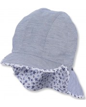 Pălărie de vară pentru copii cu protecție UV 50+ Sterntaler - cu panou din spate, 47 cm, 9-12 luni -1