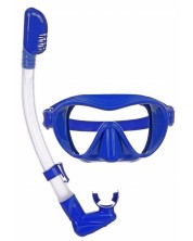 Mască de scufundare pentru copii cu snorkel Zizito, albastru