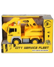 Jucărie pentru copii Moni Toys - Camion cu cupă, sunet și lumină, 1:20 -1