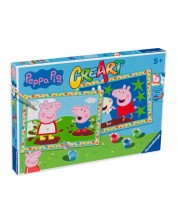 Set de pictură pentru copii Ravensburger CreArt - Peppa Pig -1
