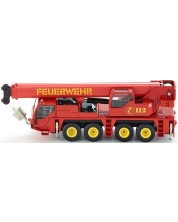 Jucărie Siku - Camion de pompieri cu macara mobilă