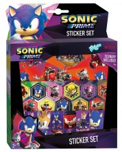 Set cu stickere pentru copii Totum - Sonic -1